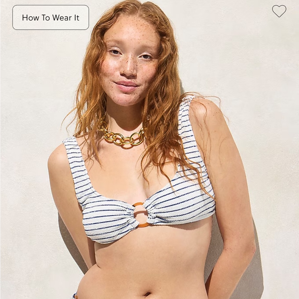 NWT J Crew Ronnie O and Claudia O Bikini Top and Bottom